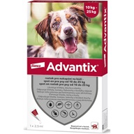 Advantix spot-on pro psy 10-25 kg 1x 2,5 ml - Letní tipy